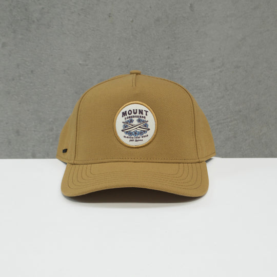 Hibiscus Badge Cap - Tan