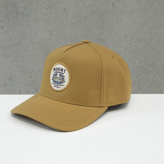 Hibiscus Badge Cap - Tan