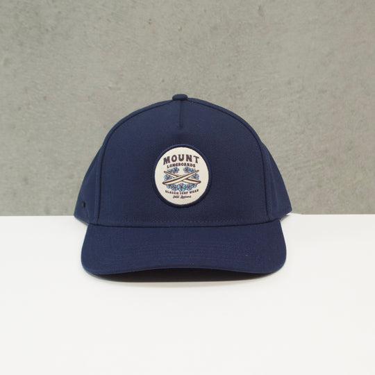 Hibiscus Badge Cap - Navy