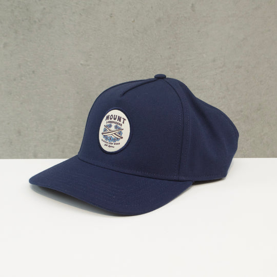 Hibiscus Badge Cap - Navy