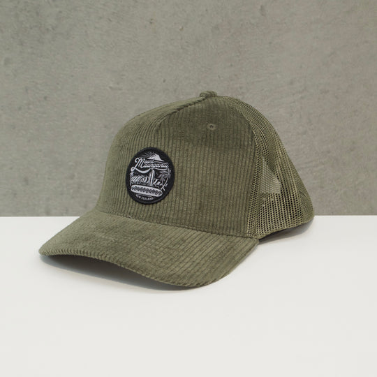 Longboards Cord Badge Cap - Khaki