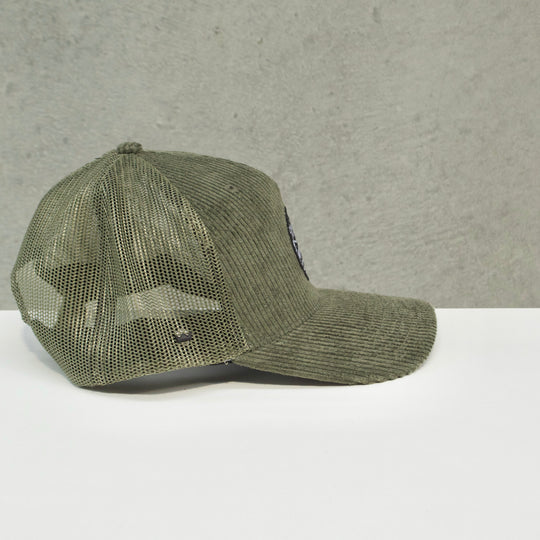 Longboards Cord Badge Cap - Khaki