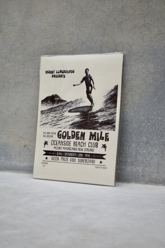 The Golden Mile - Mount Maunganui Poster