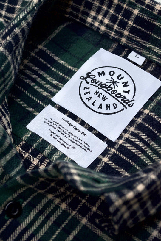 Green Plaid Flannel Shirt