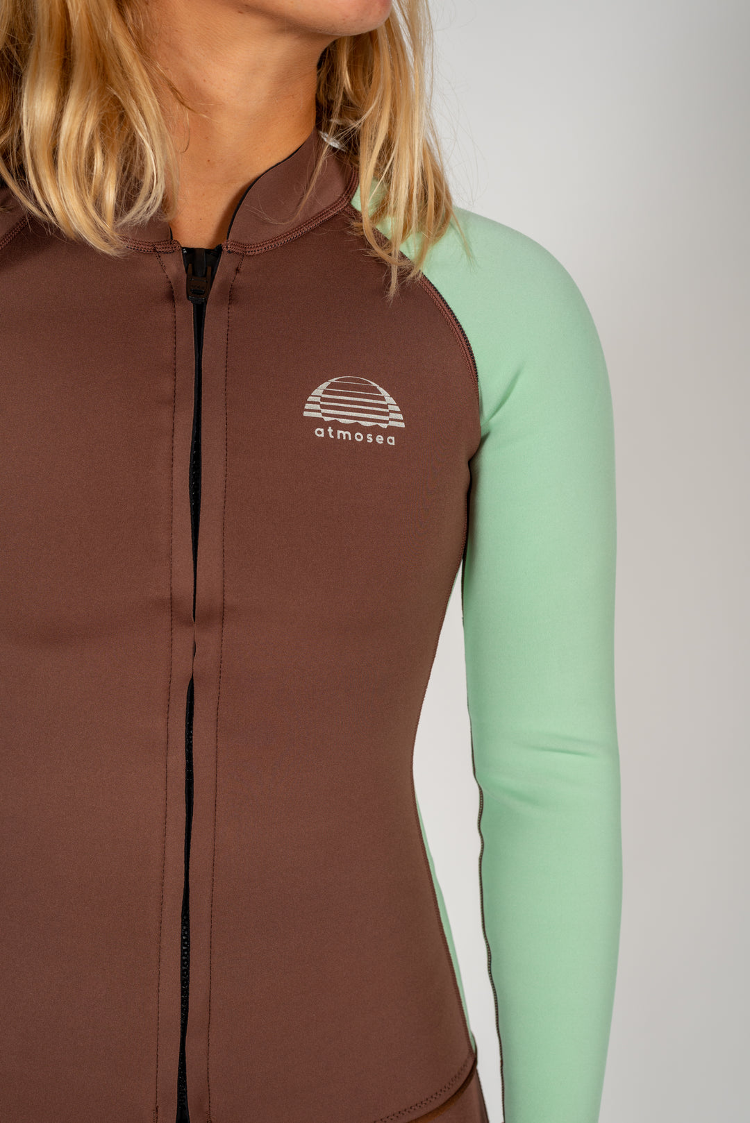 Front Zip Jacket - Mint Slice - Mount Longboards