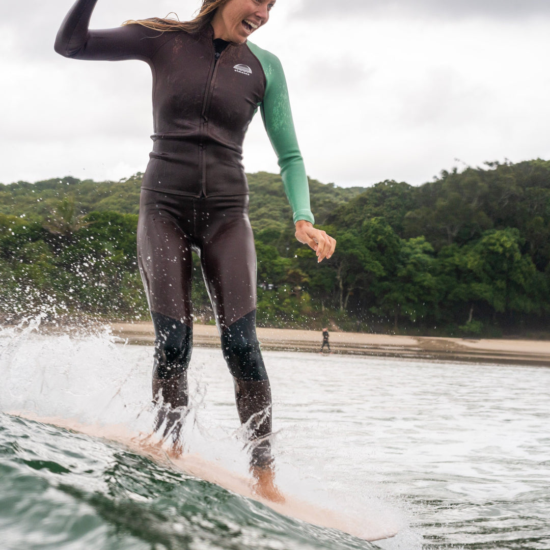 Front Zip Jacket - Mint Slice - Mount Longboards