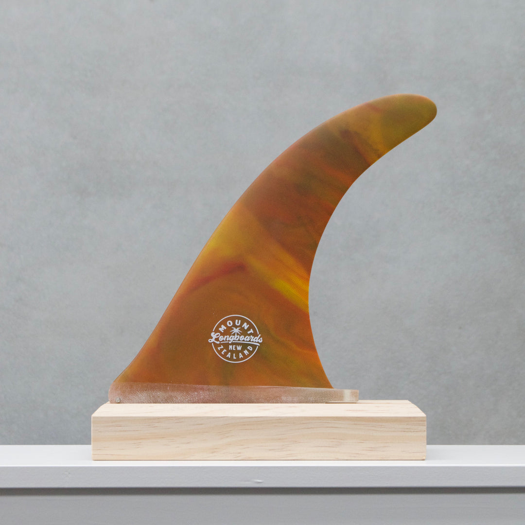 Retro Marbled Fin - Mount Longboards