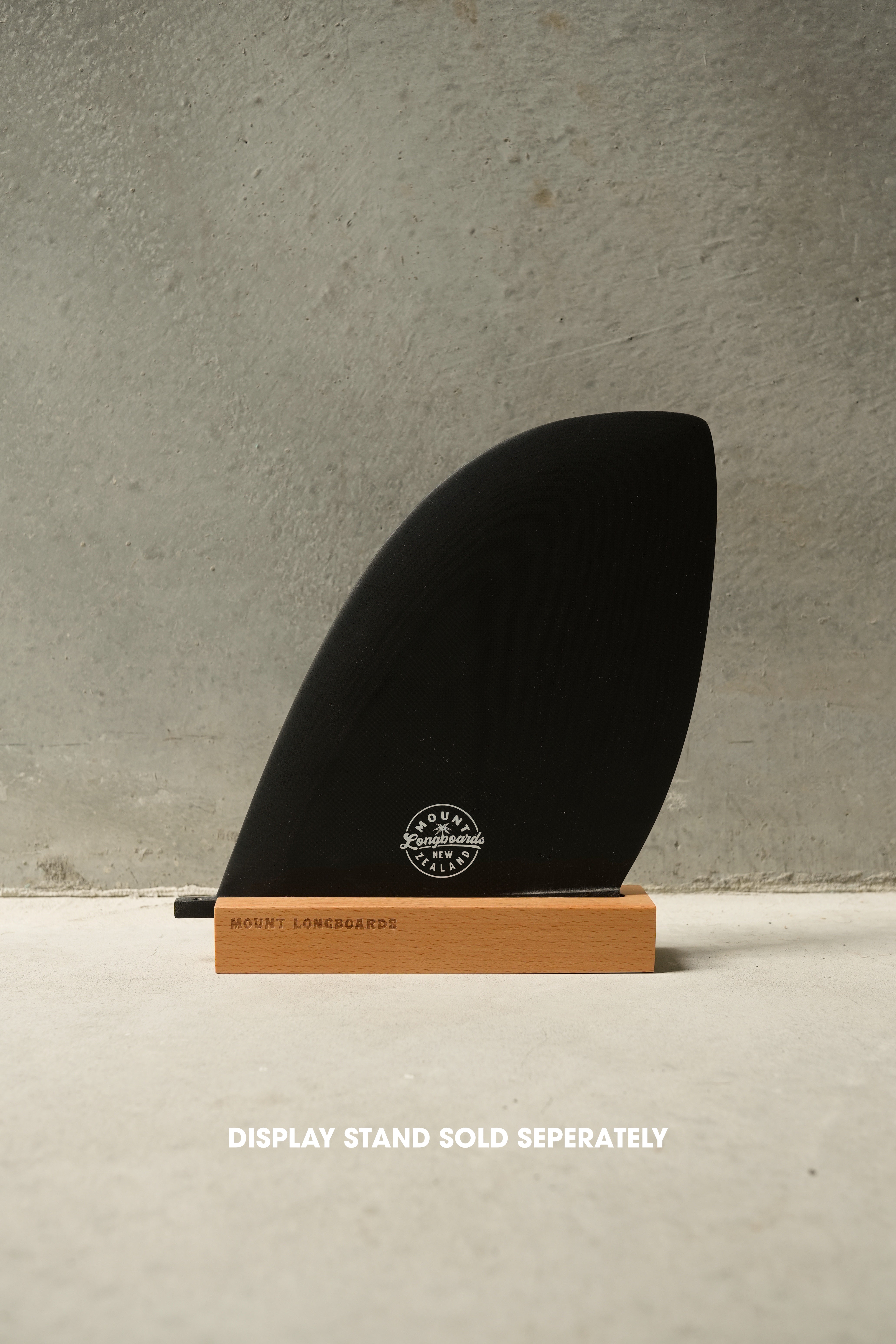 Big Fat Longboard D Fin - Kona Black – Mount Longboards