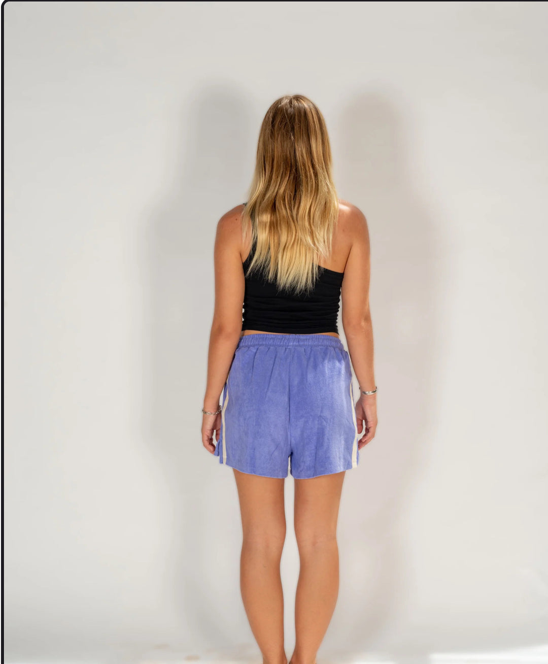 Terry Towelling Shorts - Lavender