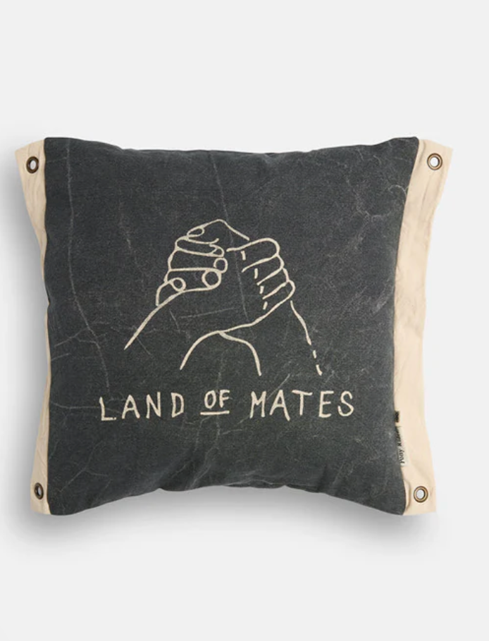 Land of Mates x Banner Cushion - Charcoal - Mount Longboards