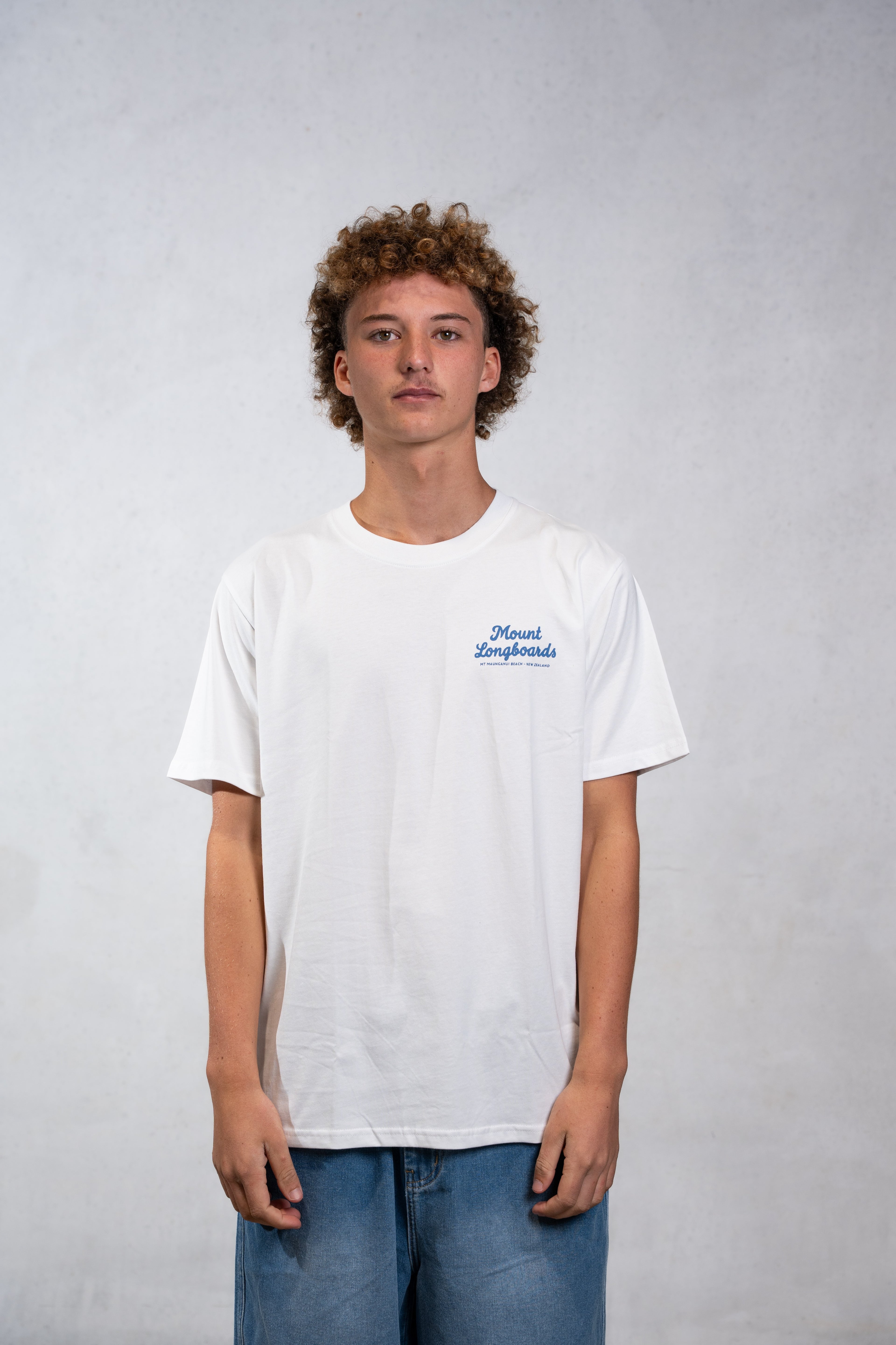 Longboards Store Box Tee - White - Mount Longboards