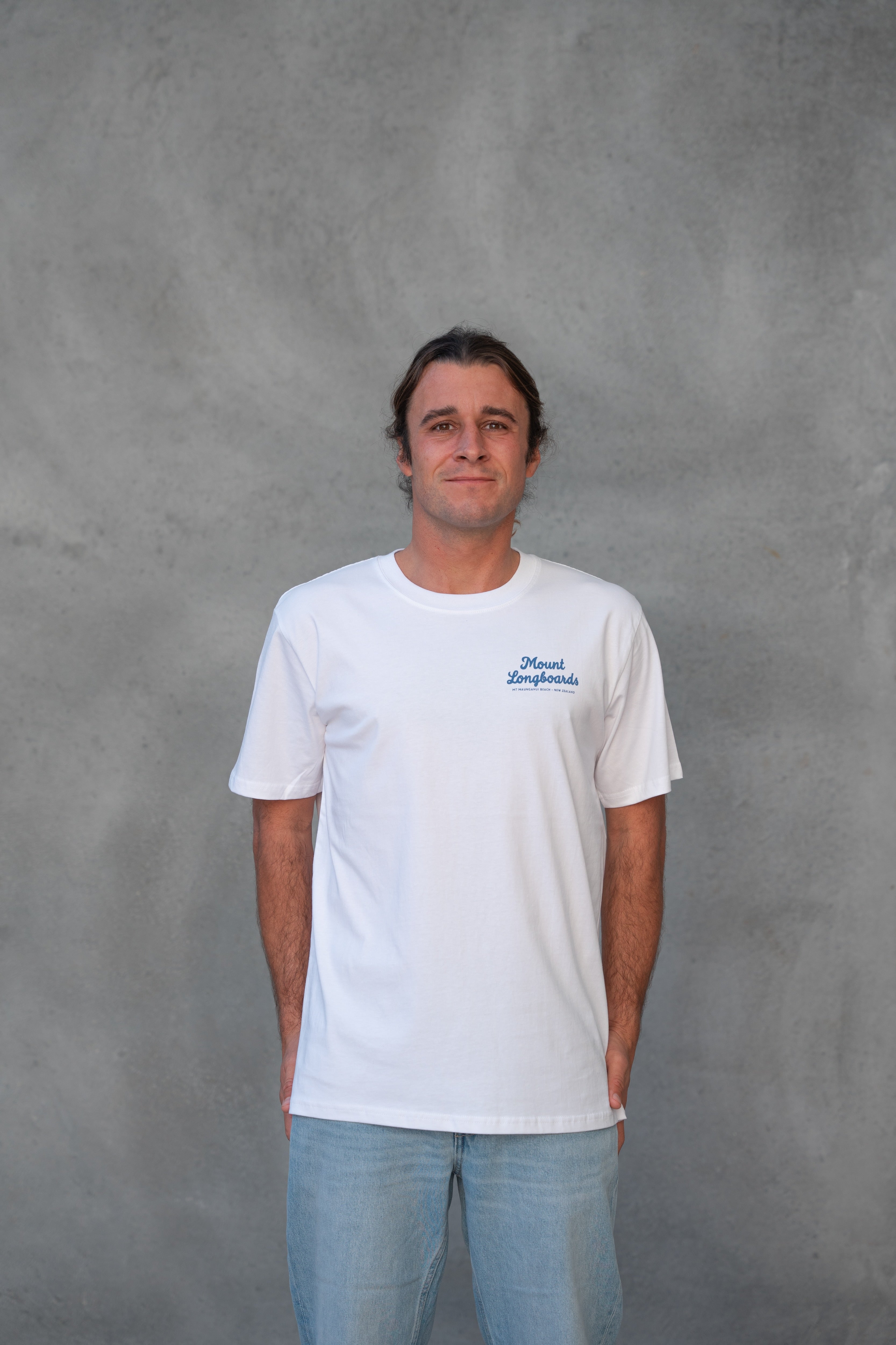 Longboards Store Box Tee - White - Mount Longboards