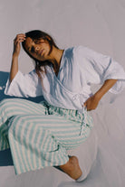Mia Wrap Top - White - Mount Longboards