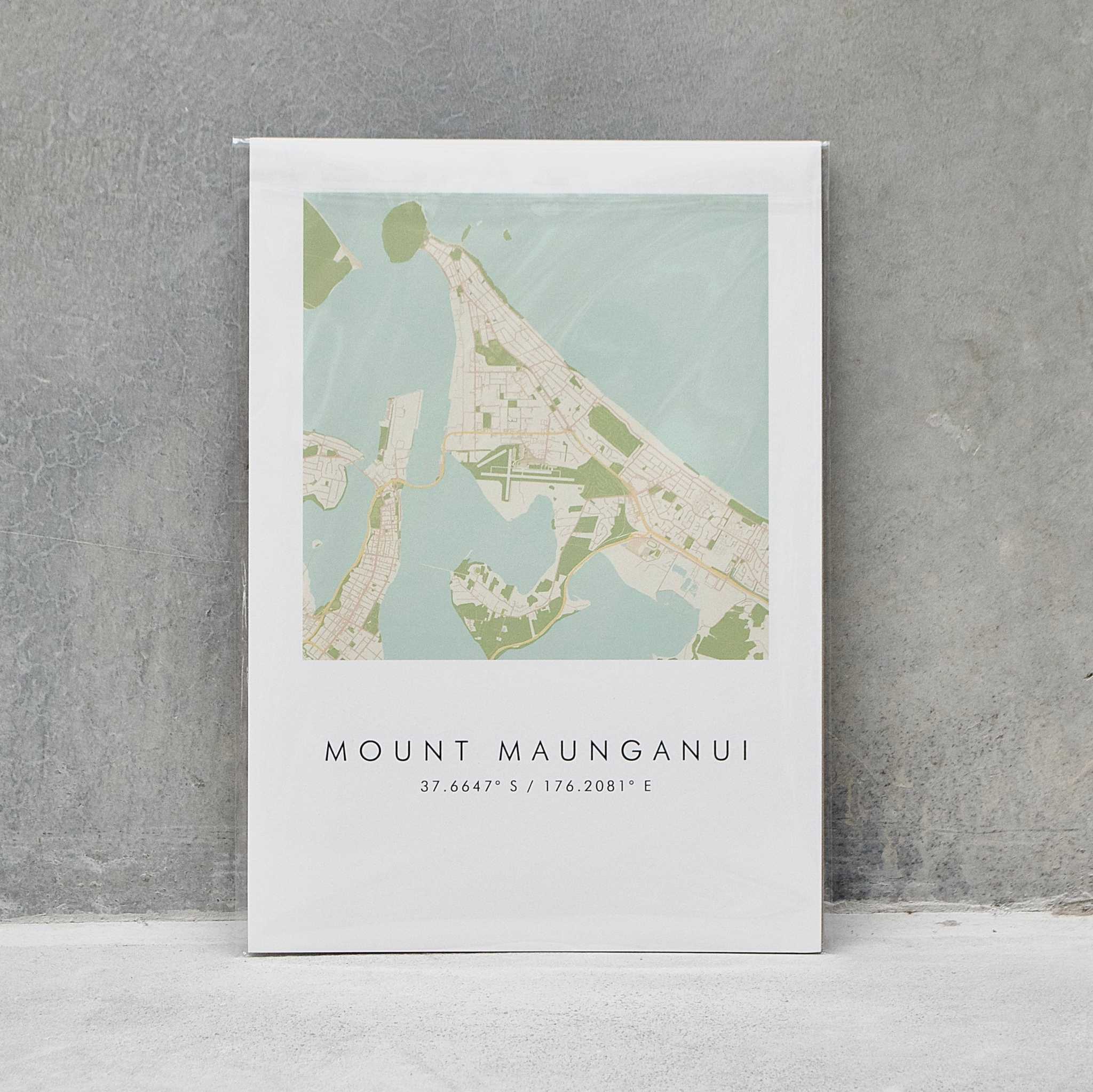 Mount Maunganui Poster - Mount Longboards