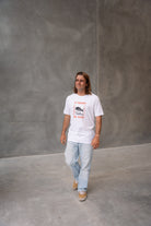 Mounties Tee - White - Mount Longboards