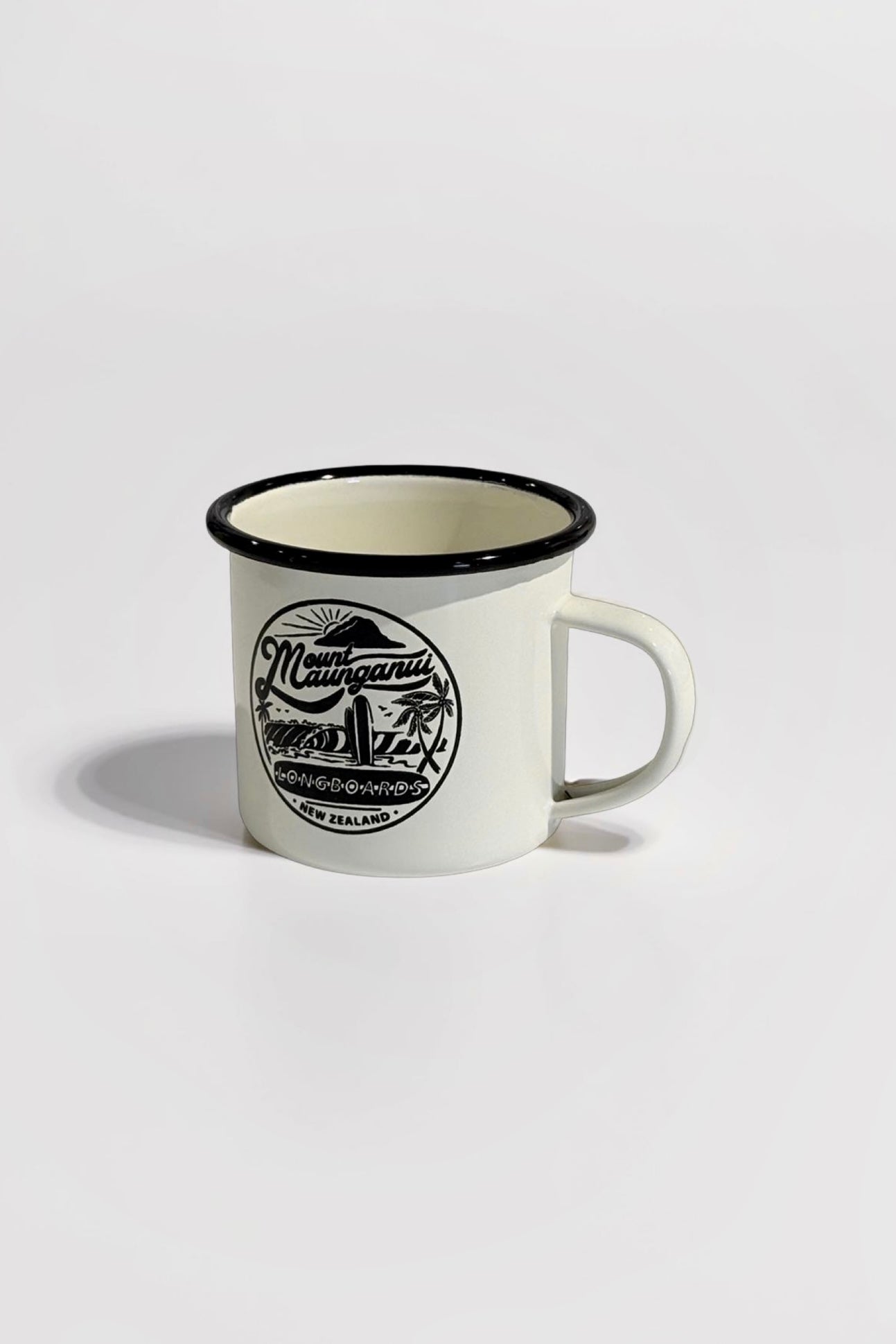 Mt Maunganui Retro Mug - Mount Longboards