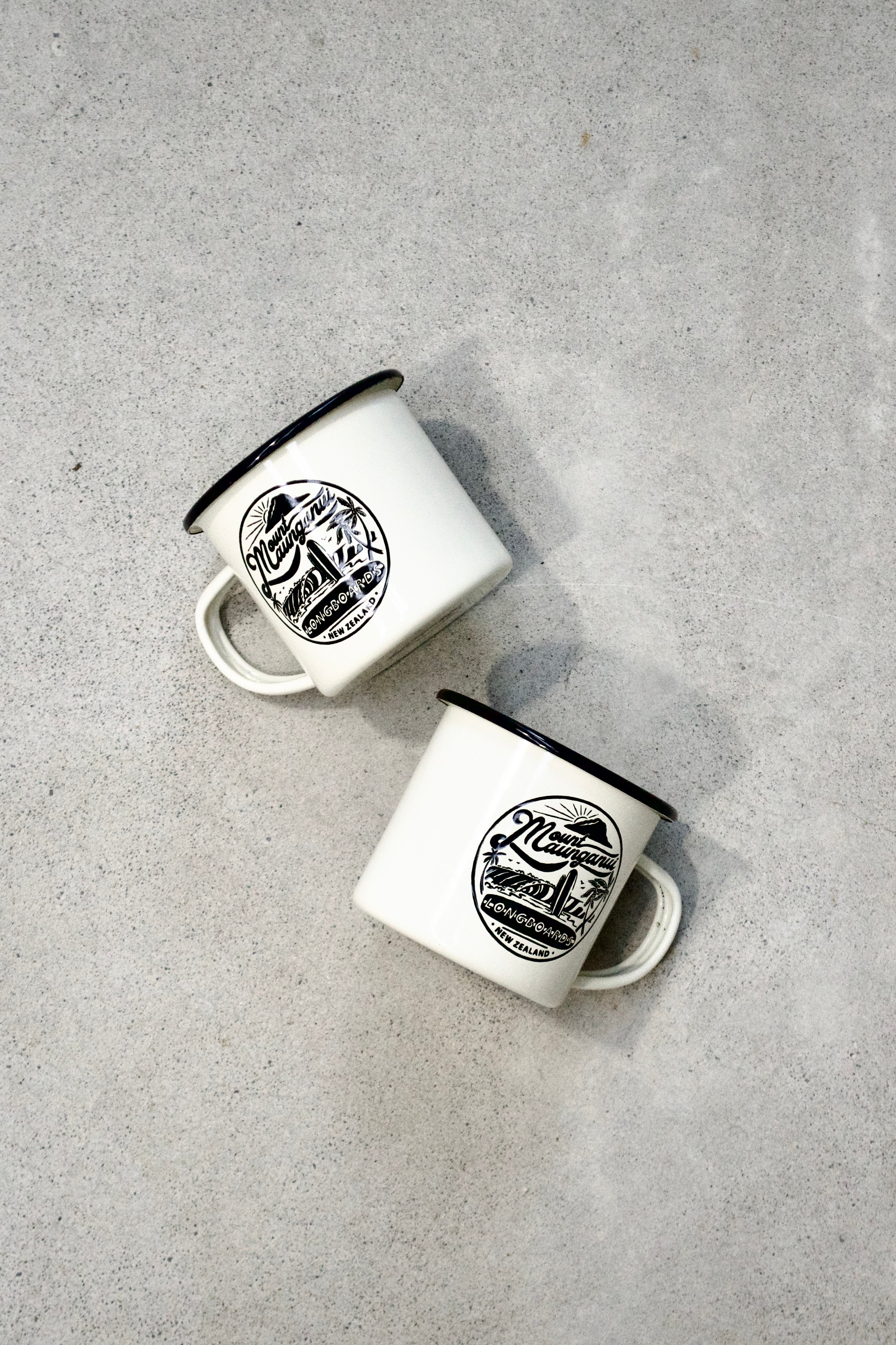 Mt Maunganui Retro Mug - Mount Longboards
