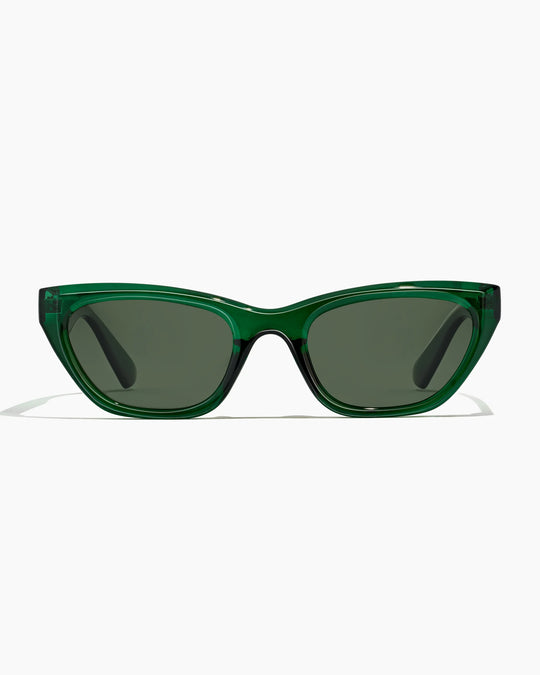 Szade Uptown Racing Green Moss Polarised Cat Eye Sunglasses