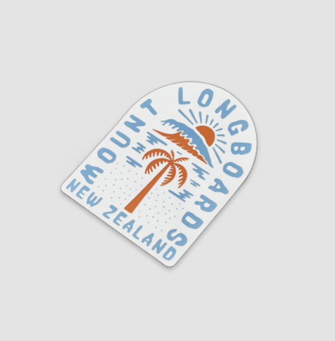 North Island Surf Stickers - Mount Longboards