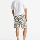 Classic Hibiscus Shorts - Olive - Mount Longboards