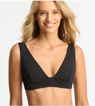 Ribbed Bikini Top - Black - Mount Longboards