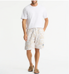 Classic Hibiscus Shorts - Stone - Mount Longboards