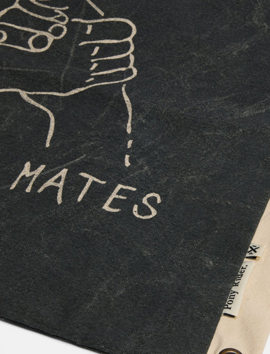 Land of Mates x Banner Cushion - Charcoal