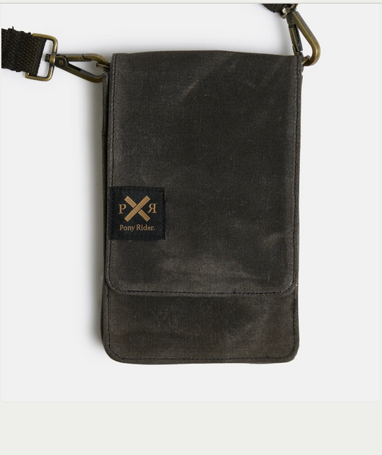 Slow Road Phone Satchel | Black