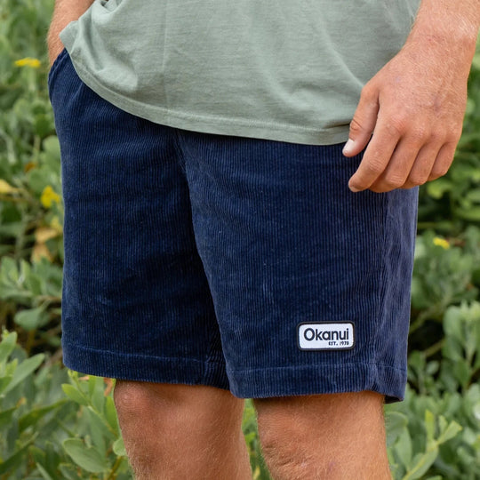 Walk Short Big Iron Cord - Navy - Mount Longboards