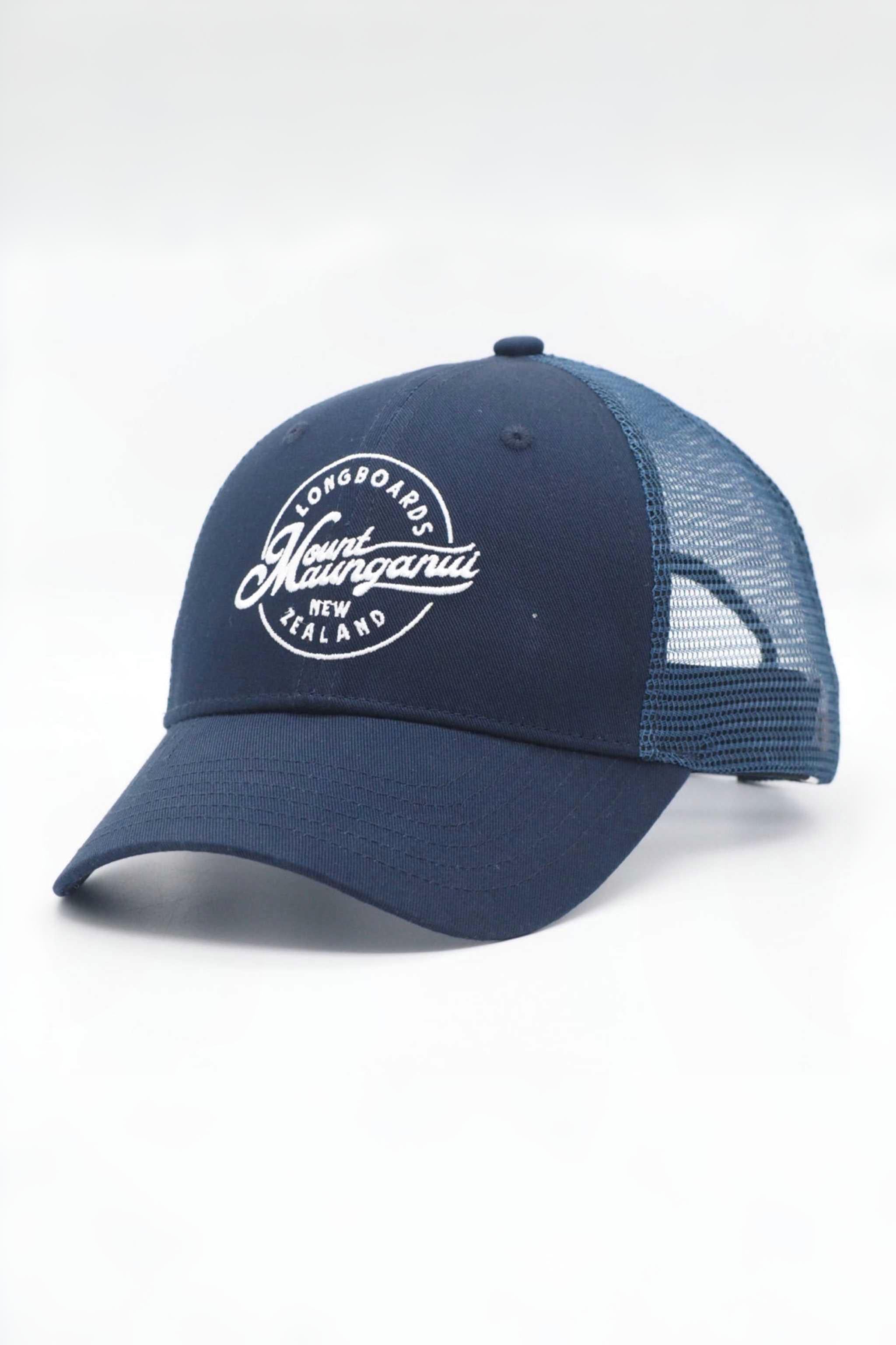 Signature Trucker Cap - Navy - Mount Longboards