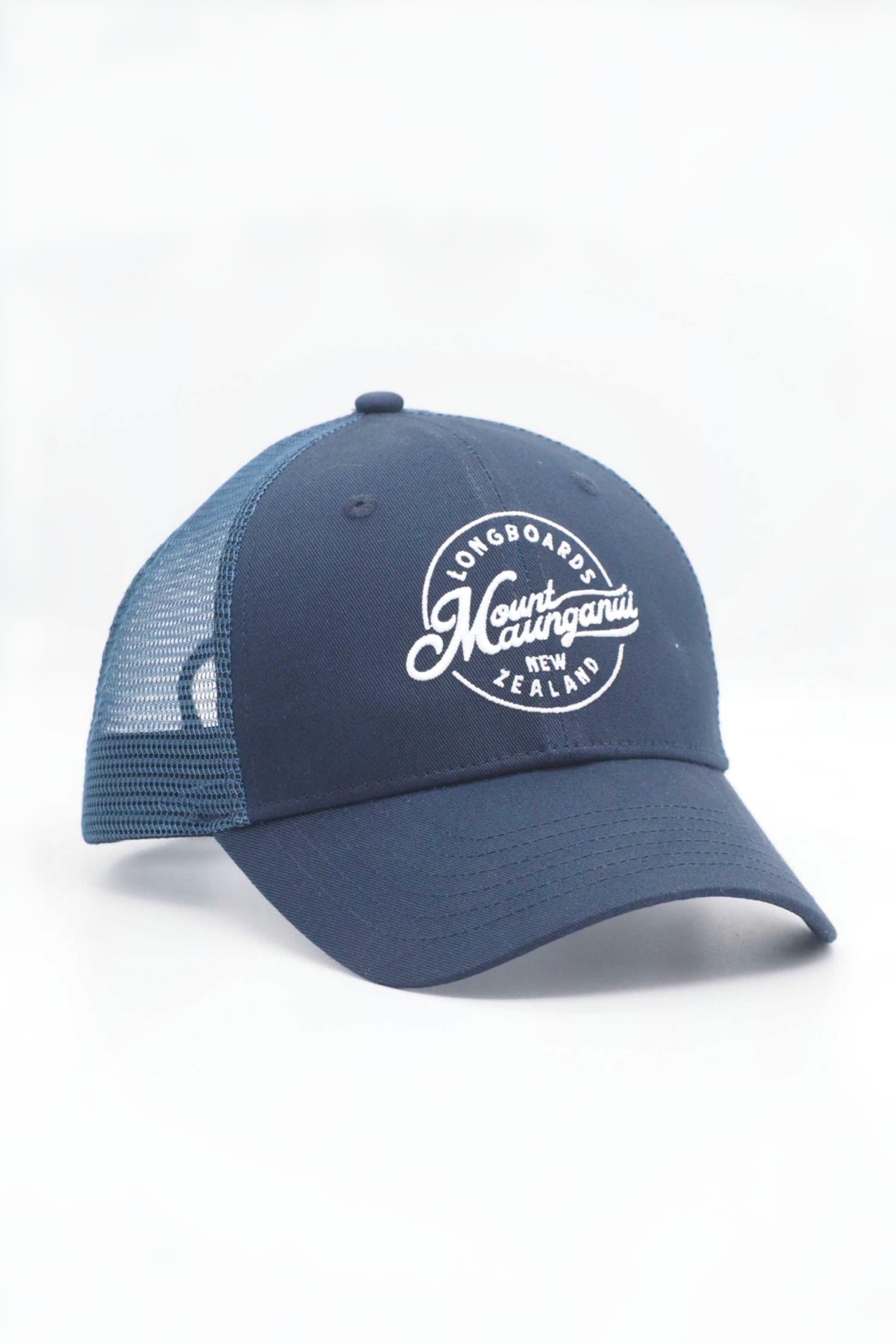 Signature Trucker Cap - Navy - Mount Longboards