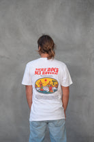 Surf Rock Vintage Tee - White - Mount Longboards