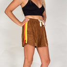 Terry Towelling Short - Chocolate - Mount Longboards