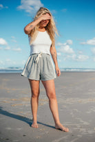 Terry Towelling Short - Marle Grey - Mount Longboards