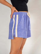 Terry Towelling Shorts - Lavender - Mount Longboards