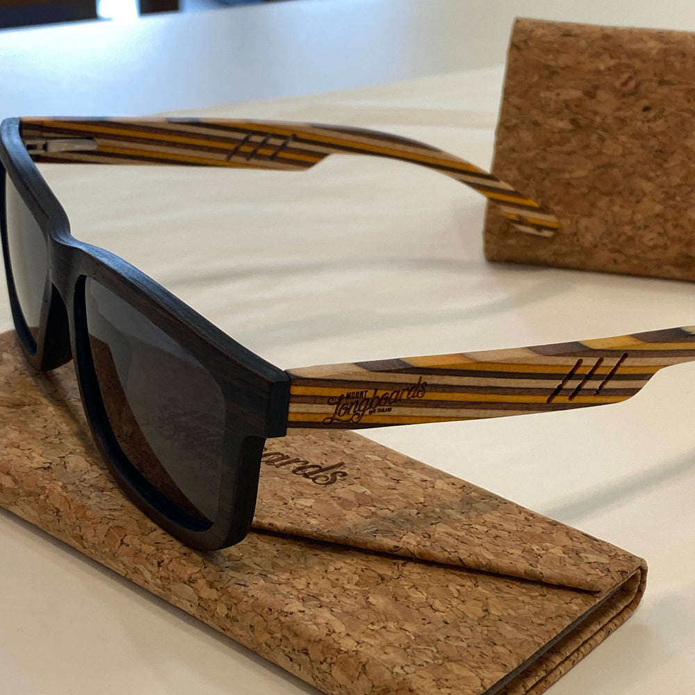 Longboard Deck Sunglasses - Natural - Mount Longboards