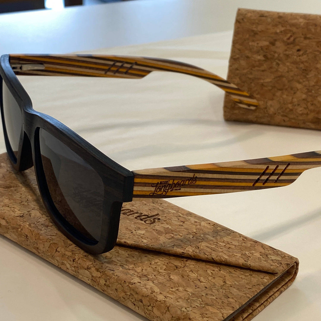 Longboard Deck Sunglasses - Natural - Mount Longboards