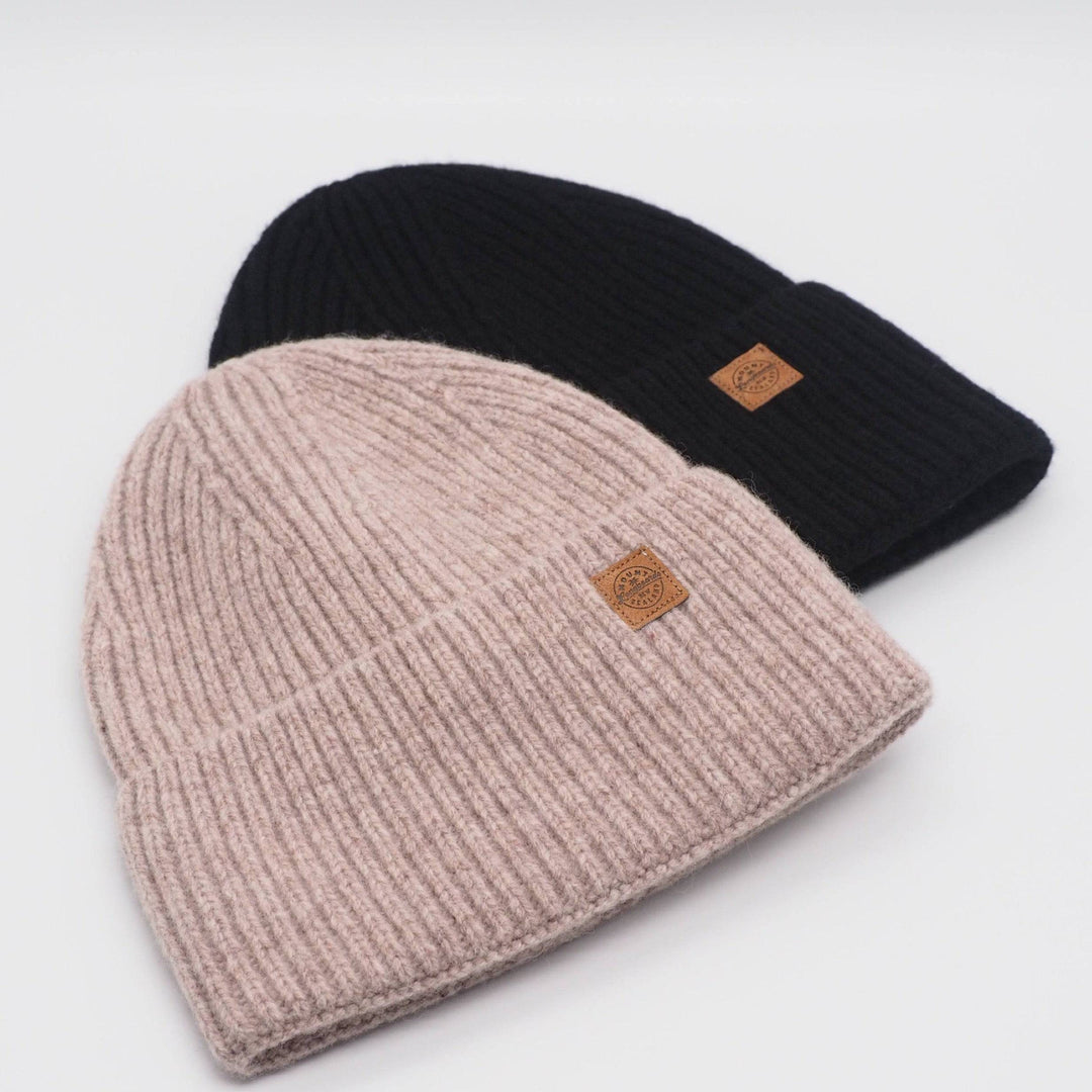 Heritage Wool Beanie - Black - Mount Longboards