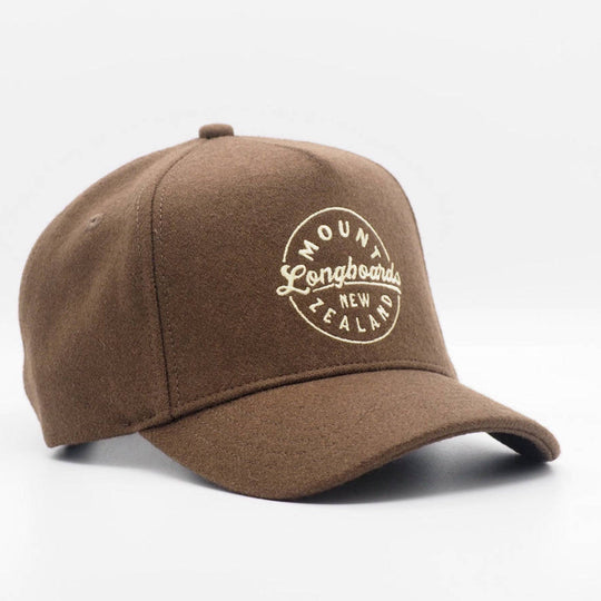 Heritage Wool Cap - Chocolate - Mount Longboards