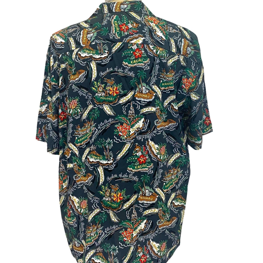 Paradise in the Pacific Shirt - Charcoal - Mount Longboards