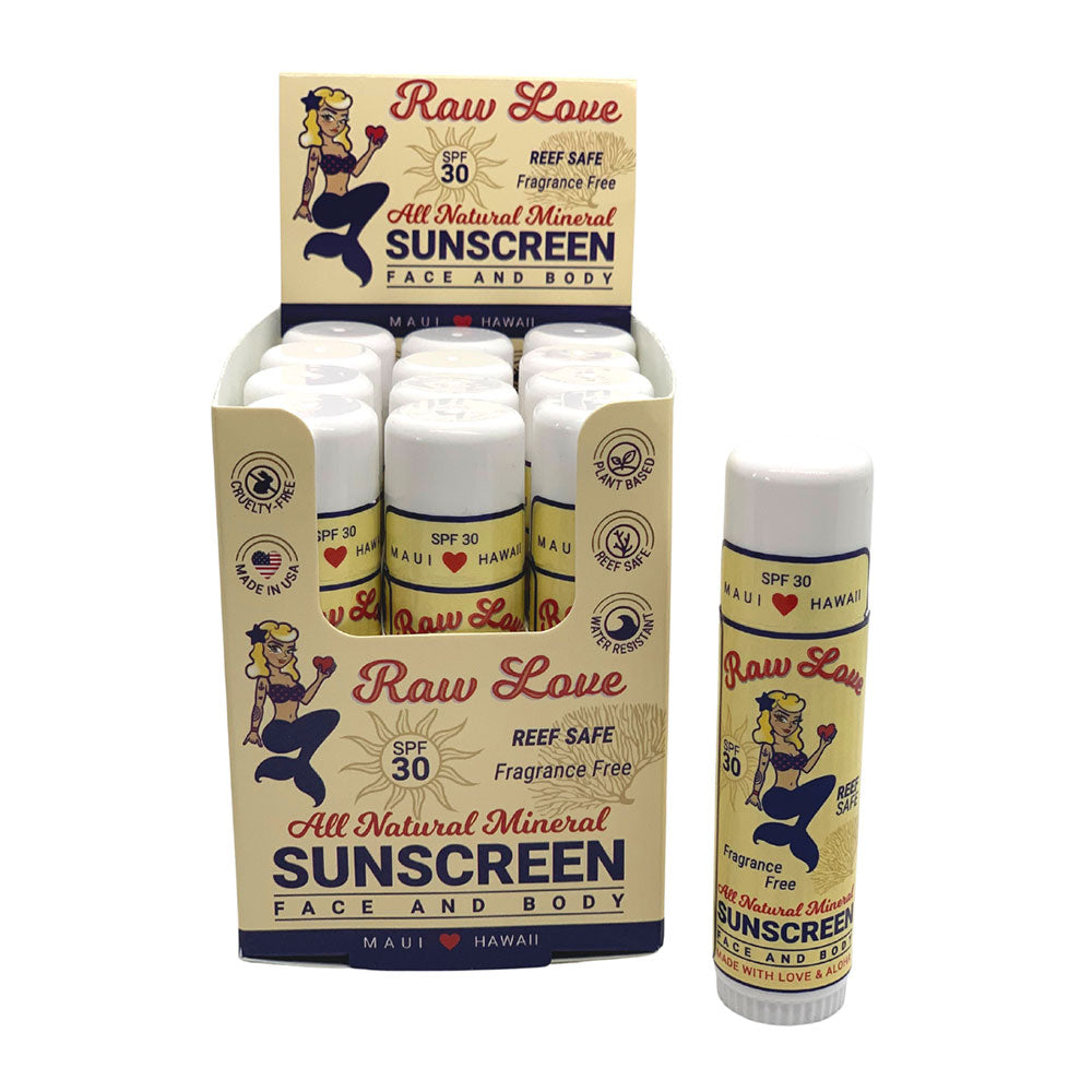 Raw Love Sunscreen Stick - Mount Longboards New Zealand 