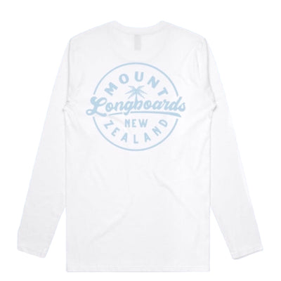 Mount Longboards L/S - White - Mount Longboards 