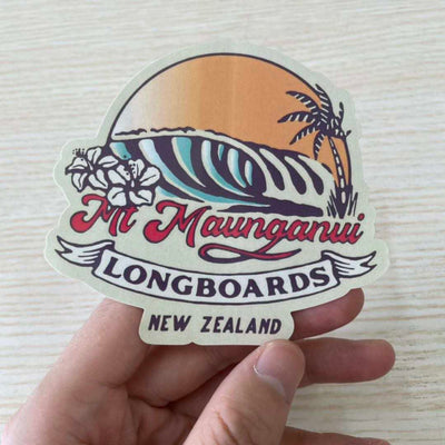 Mount Maunganui Surf Stickers - Mount Longboards 