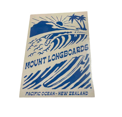 Mt Maunganui Dawn Patrol Sticker - Mount Longboards 