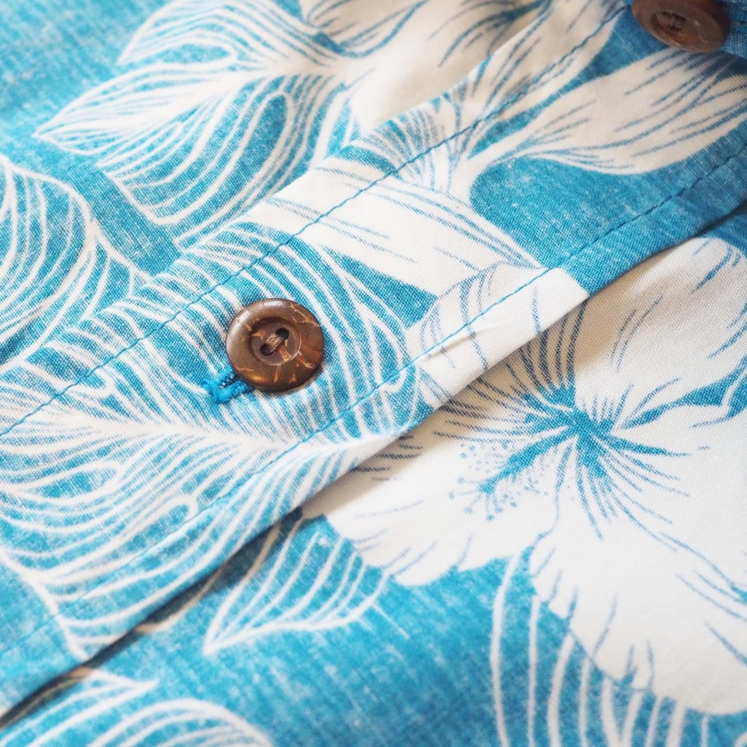 Molokai Turquoise Hawaiian Shirt - Mount Longboards 