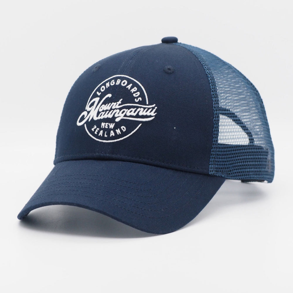 Signature Trucker Cap - Navy - Mount Longboards 