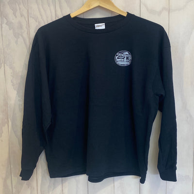 Mount Retro Long sleeve - Black - Mount Longboards 